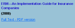 Text Box: ERMAn Implementation Guide for Insurance Companies(2008)#Full Text - PDF version